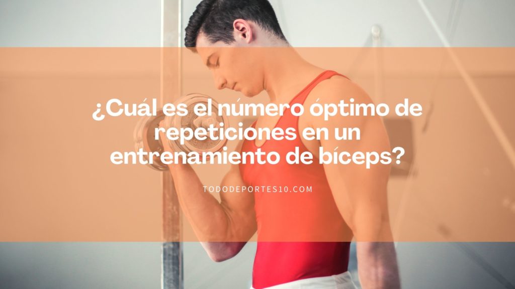 ¿Cuál es el número óptimo de repeticiones en un entrenamiento de bíceps?